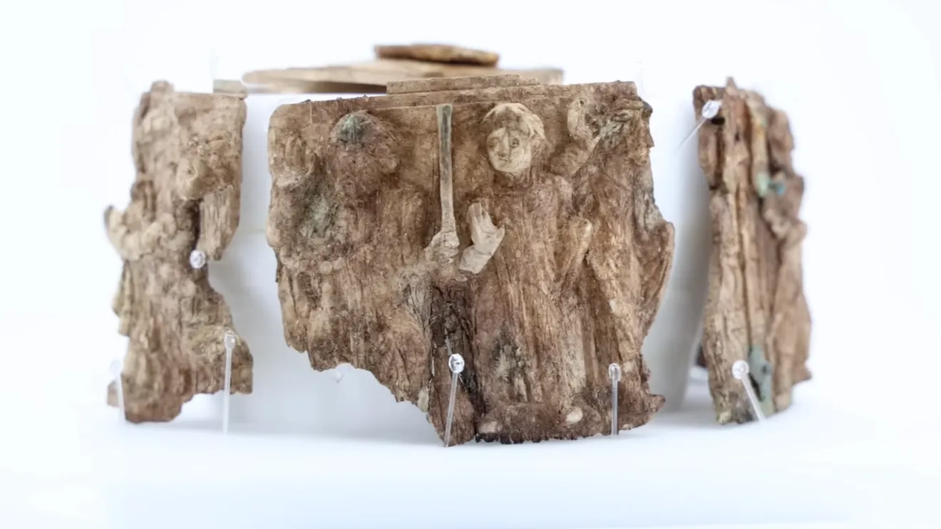 Археологи нашли шкатулку с изображением Моисея возрастом 1500 лет